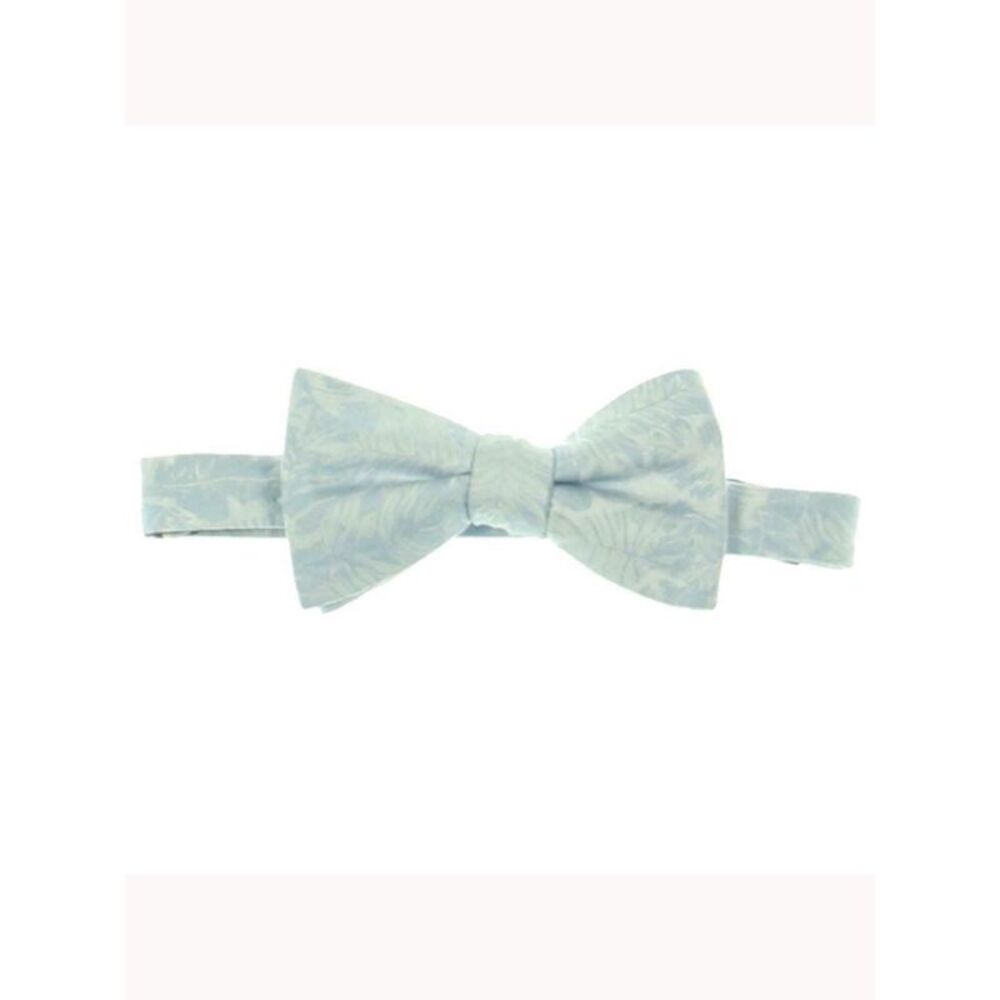 RYAN SEACREST Mens Light Blue Patterned Bow Tie